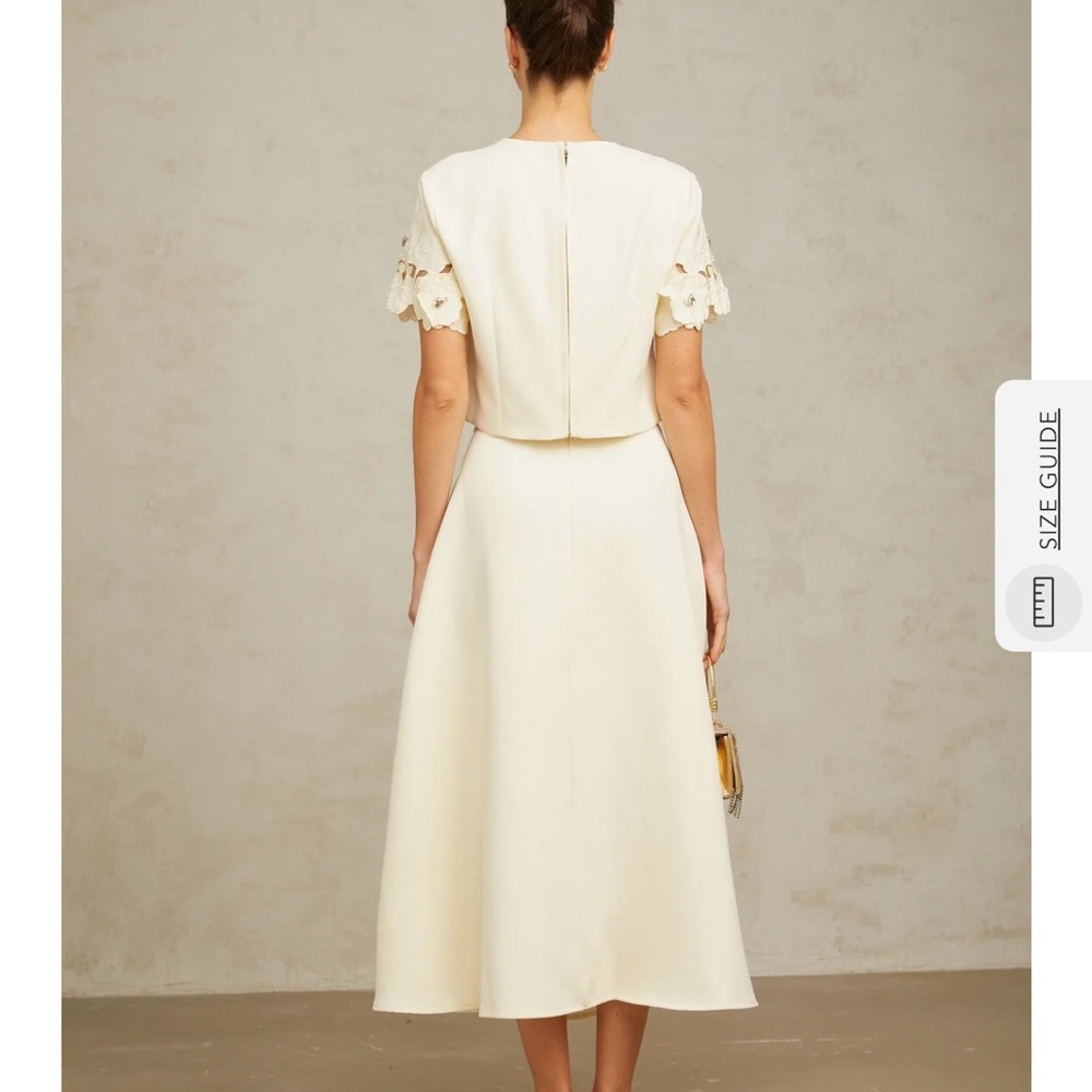 Elegant Miss Rosier Coralie Cream 2-piece Dress - Picture 2 of 14